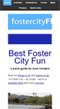 Mobile Screenshot of fostercityfun.com